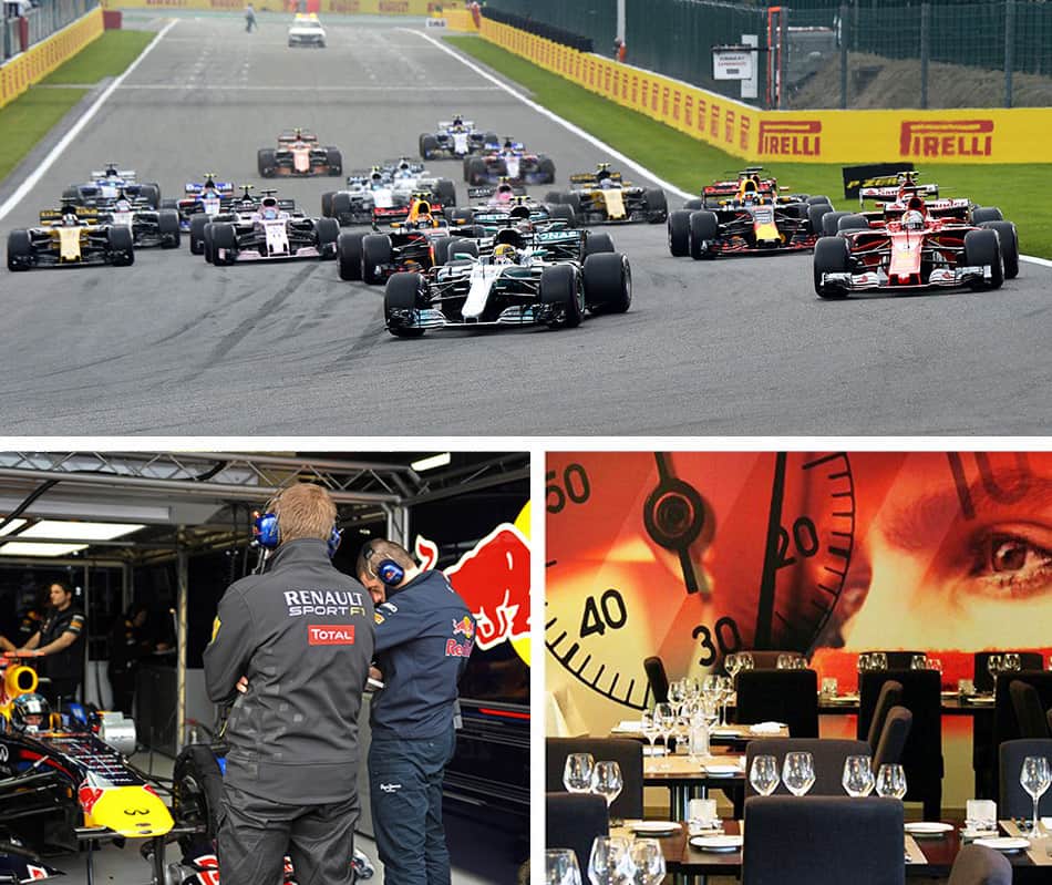 Tailor-made hospitality experiences for the Belgian Grand Prix weekend by Motor Passion