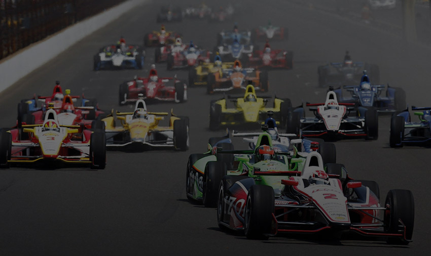 The Indianapolis 500 Race event banner