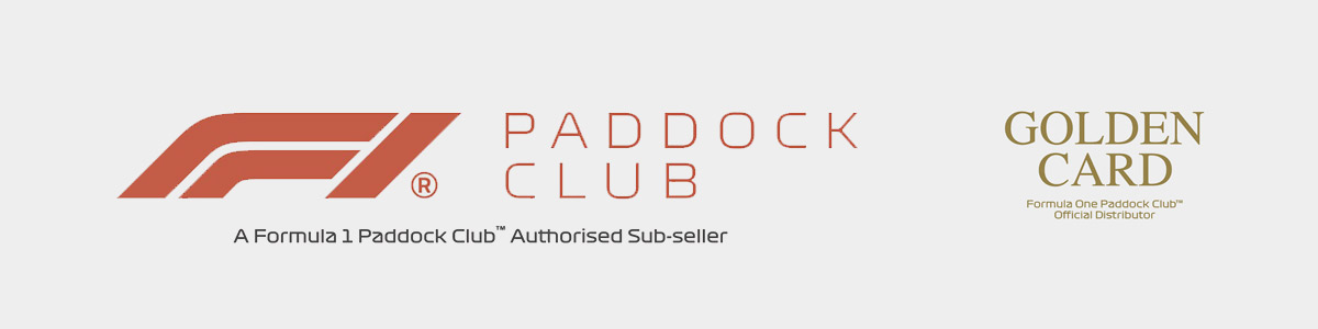 F1 Paddock Club logo - Motor Passion is an official distributor