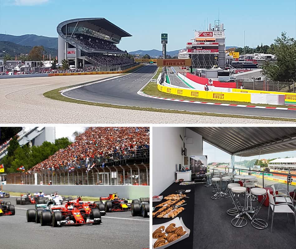 Tailor-made VIP hospitality packages for the Spanish Grand Prix event from Motor Passion