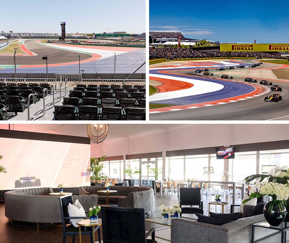 Tailor-made VIP hospitality packages for the United States F1 Grand Prix event from Motor Passion